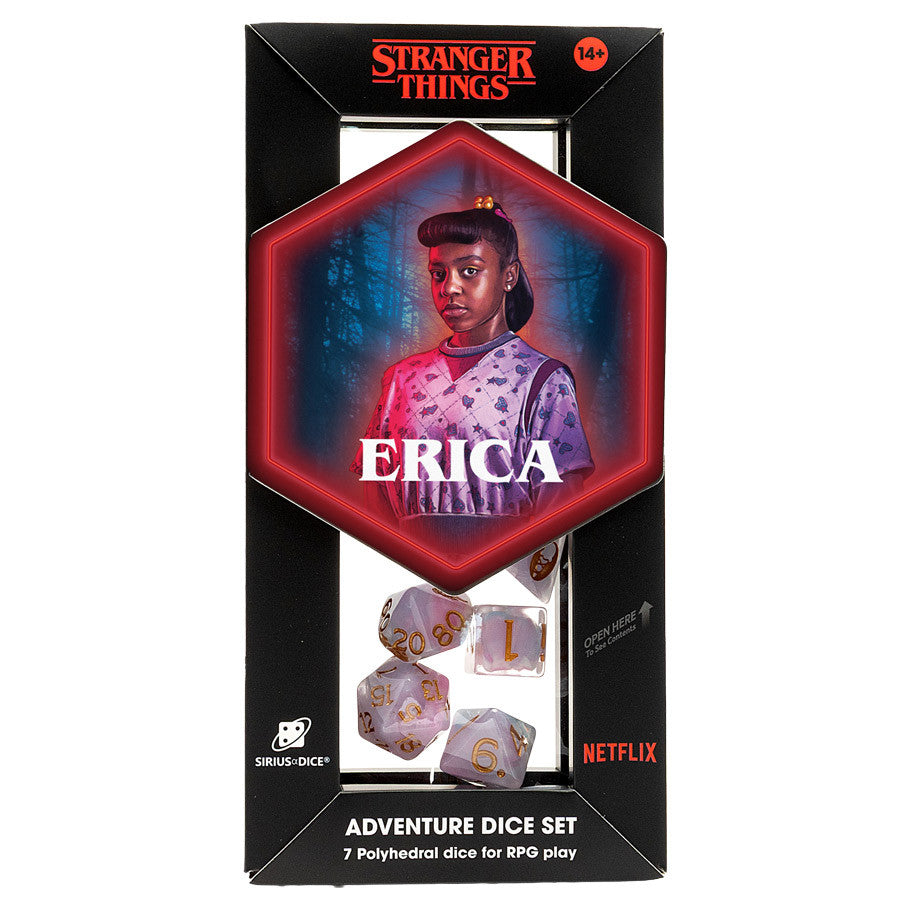 7-Set Stranger Things Adventure Dice: Erica | Gamers Paradise