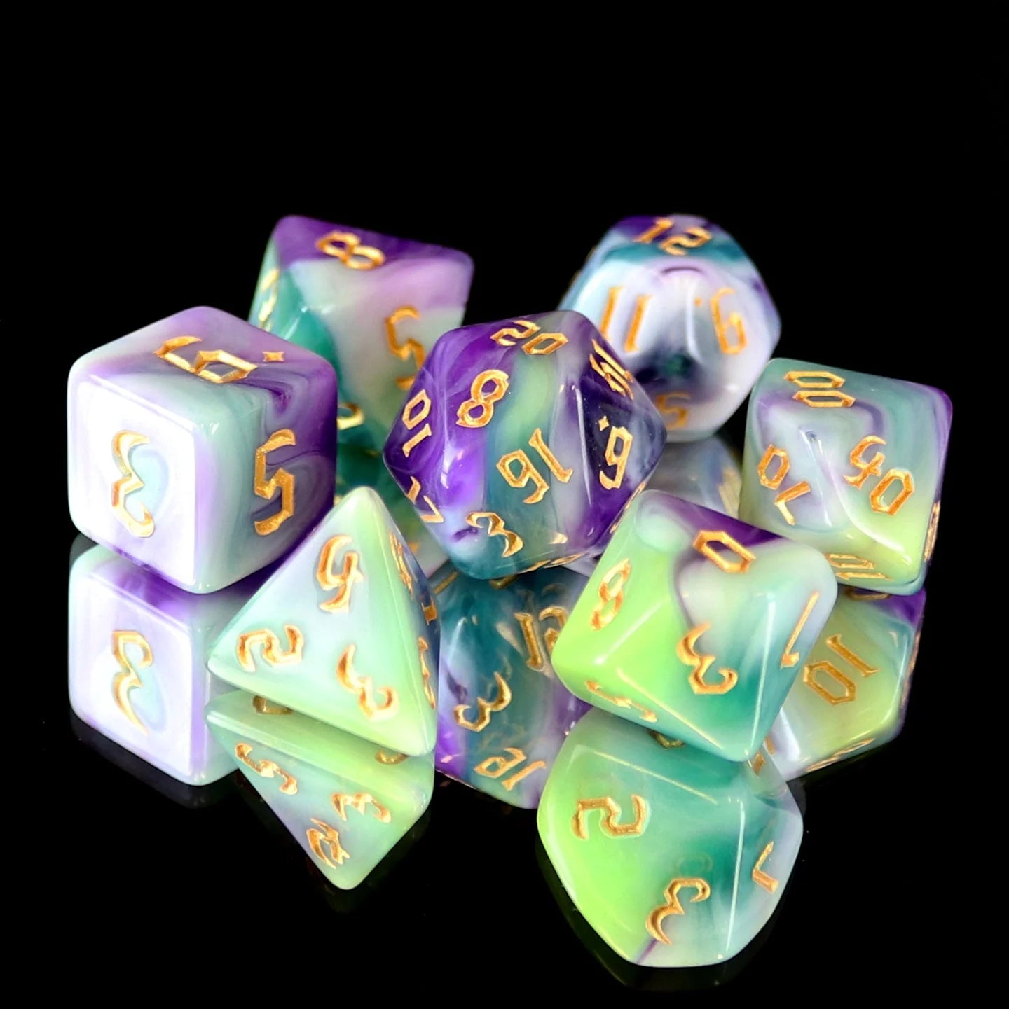 DIE HARD DICE - 7pc RPG Set - Siberian Iris | Gamers Paradise