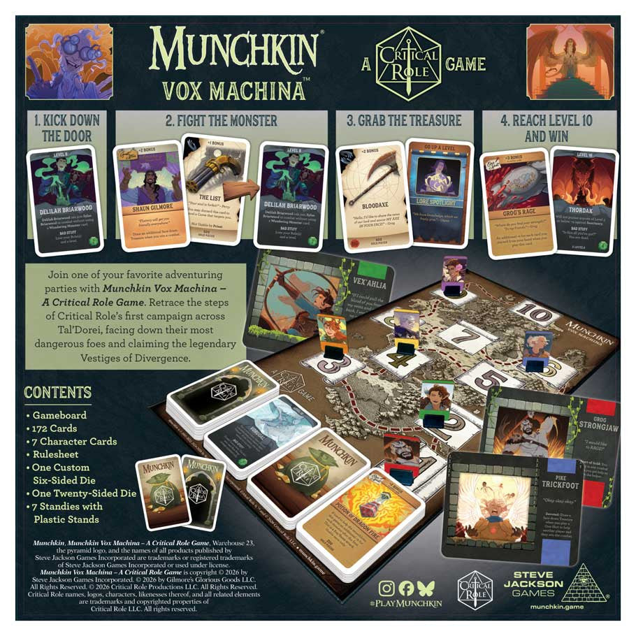 Munchkin Vox Machina: A Critical Role Game | Gamers Paradise