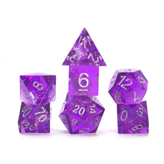 SIRIUS DICE: 7ct PolyDice Sharp Purple Fairy | Gamers Paradise