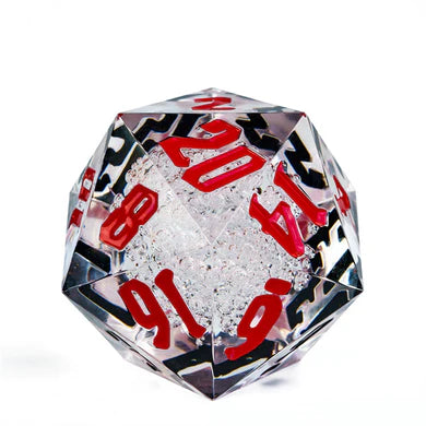 Foambrain Dice: 55mm Titan D20 with Bubbles | Gamers Paradise