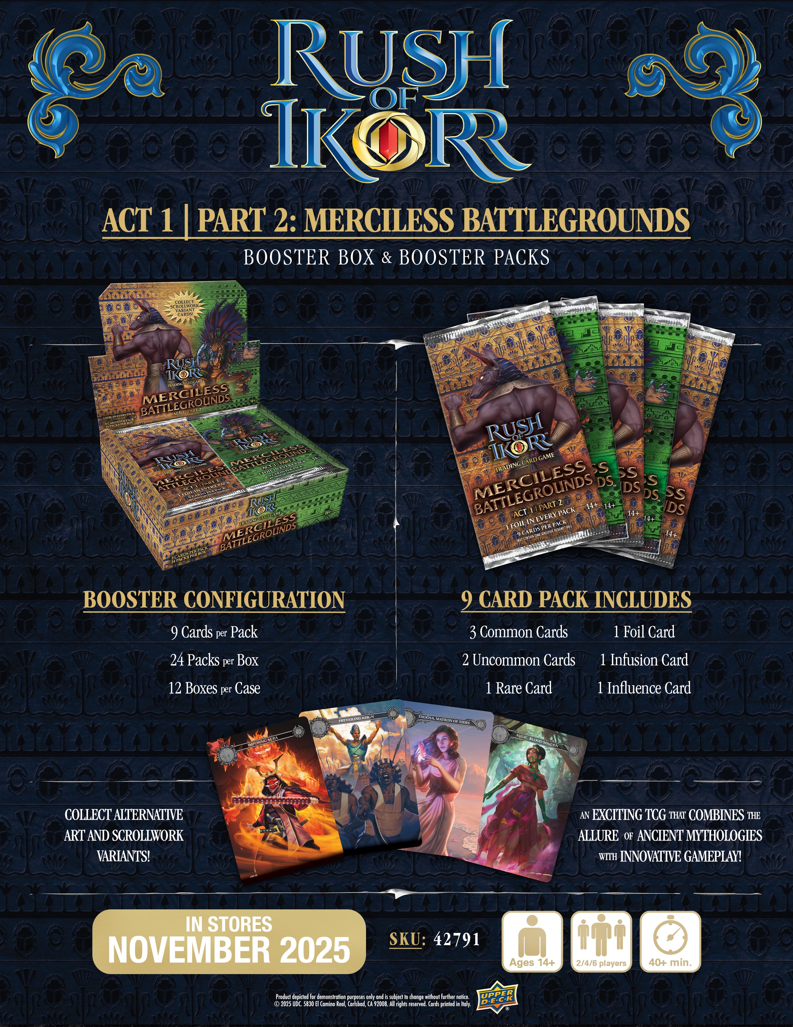 Rush of Ikorr TCG Act 1 - Part 2 Merciless Battlegrounds Booster Box Rush of Ikorr TCG Act 1 - Part 2 Merciless Battlegrounds Booster Box
