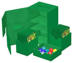 Twin Flip'n'Tray 160+ Xenoskin - Green | Gamers Paradise