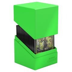 Deck Box: Boulder: Solid: 100+: Neon Green | Gamers Paradise