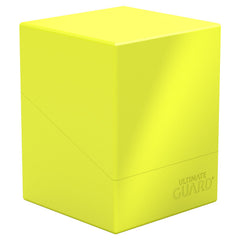 Deck Box: Boulder: Solid: 100+: Neon Yellow | Gamers Paradise