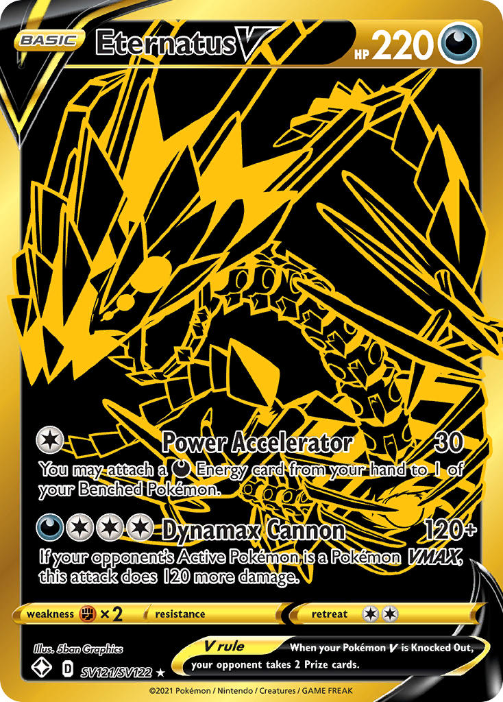 Eternatus V (SV121/SV122) [Sword & Shield: Shining Fates] | Gamers Paradise