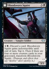Bloodsworn Squire // Bloodsworn Knight [Innistrad: Crimson Vow] | Gamers Paradise