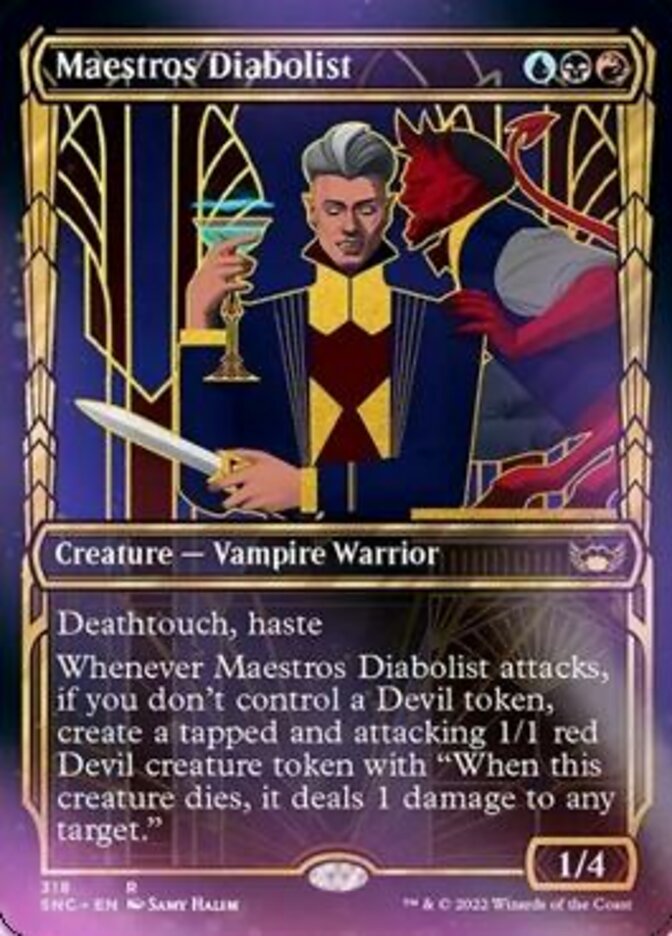Maestros Diabolist (Showcase Golden Age) [Streets of New Capenna] | Gamers Paradise