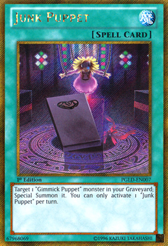 Junk Puppet [PGLD-EN007] Gold Secret Rare | Gamers Paradise