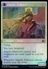 Enduring Angel // Angelic Enforcer [Innistrad: Midnight Hunt Prerelease Promos] | Gamers Paradise