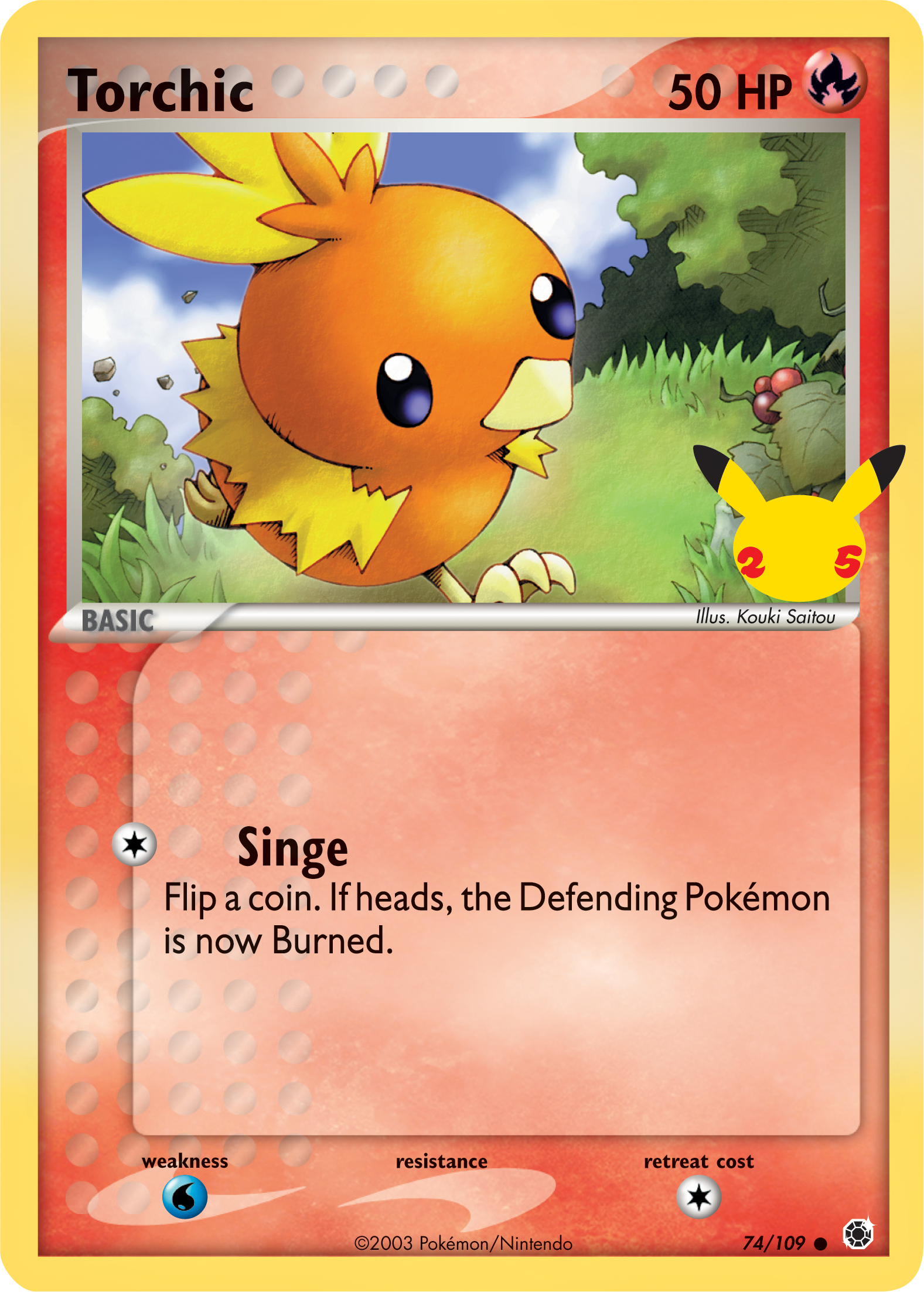 Torchic (74/109) (Jumbo Card) [First Partner Pack] | Gamers Paradise