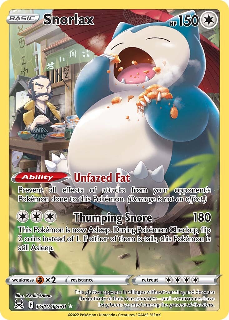 Snorlax (TG10/TG30) [Sword & Shield: Lost Origin] | Gamers Paradise