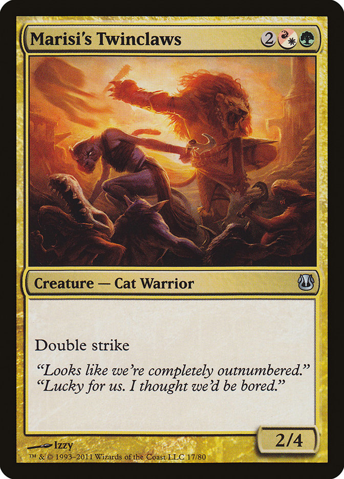 Marisi's Twinclaws [Duel Decks: Ajani vs. Nicol Bolas] | Gamers Paradise