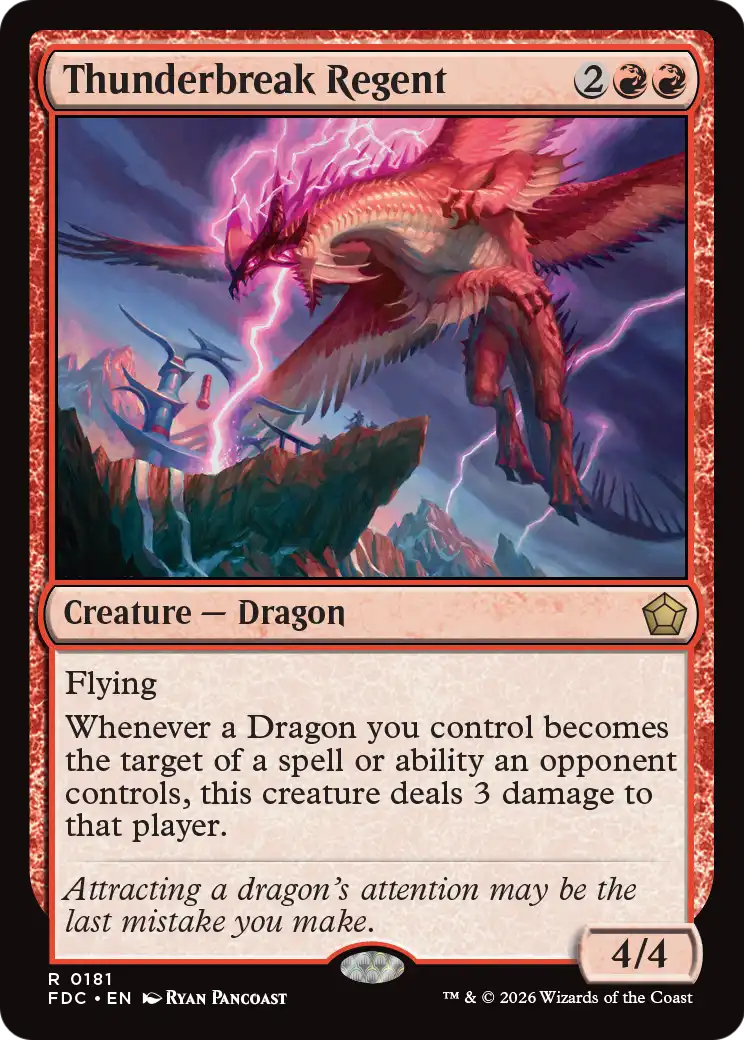 Thunderbreak Regent [Foundations Commander] | Gamers Paradise