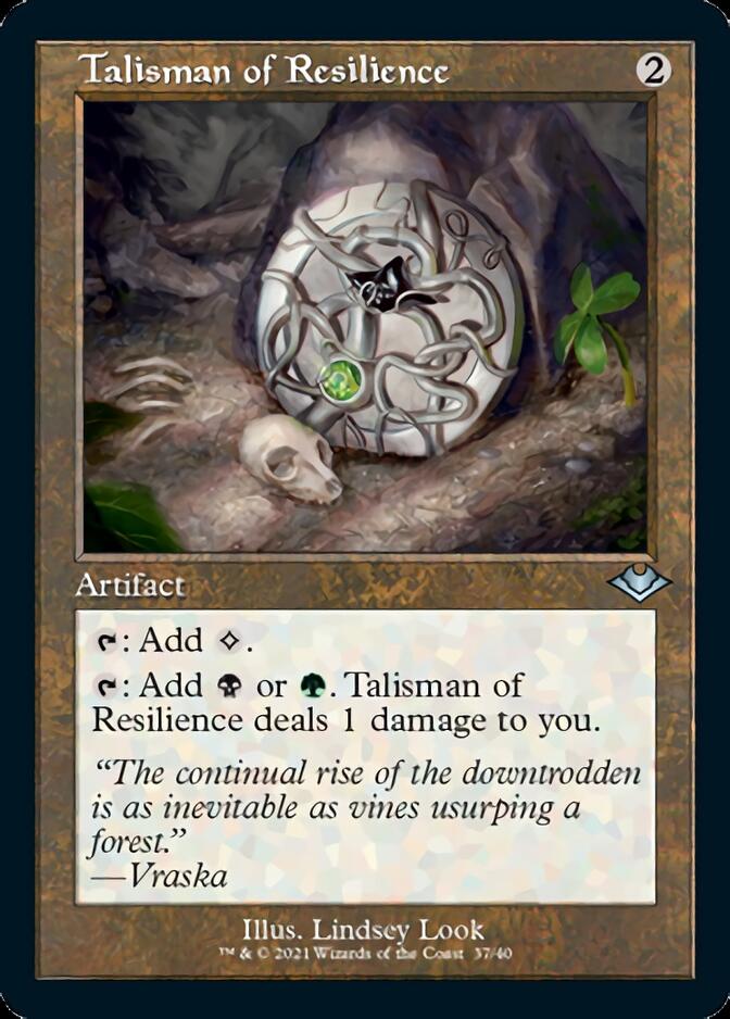 Talisman of Resilience (Retro Foil Etched) [Modern Horizons 2] | Gamers Paradise