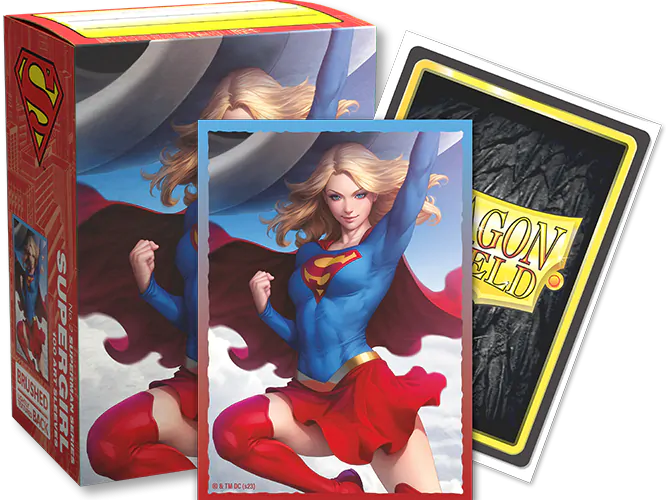 Dragon Shield: Standard 100ct Sleeves - Supergirl (Superman Series) | Gamers Paradise
