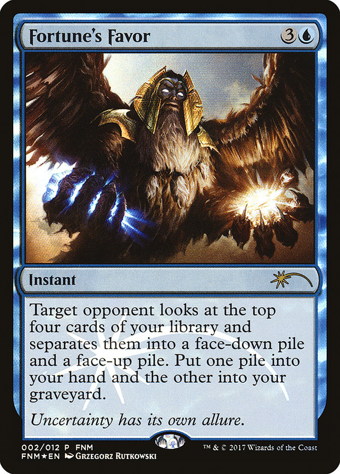 Fortune's Favor [Friday Night Magic 2017] | Gamers Paradise
