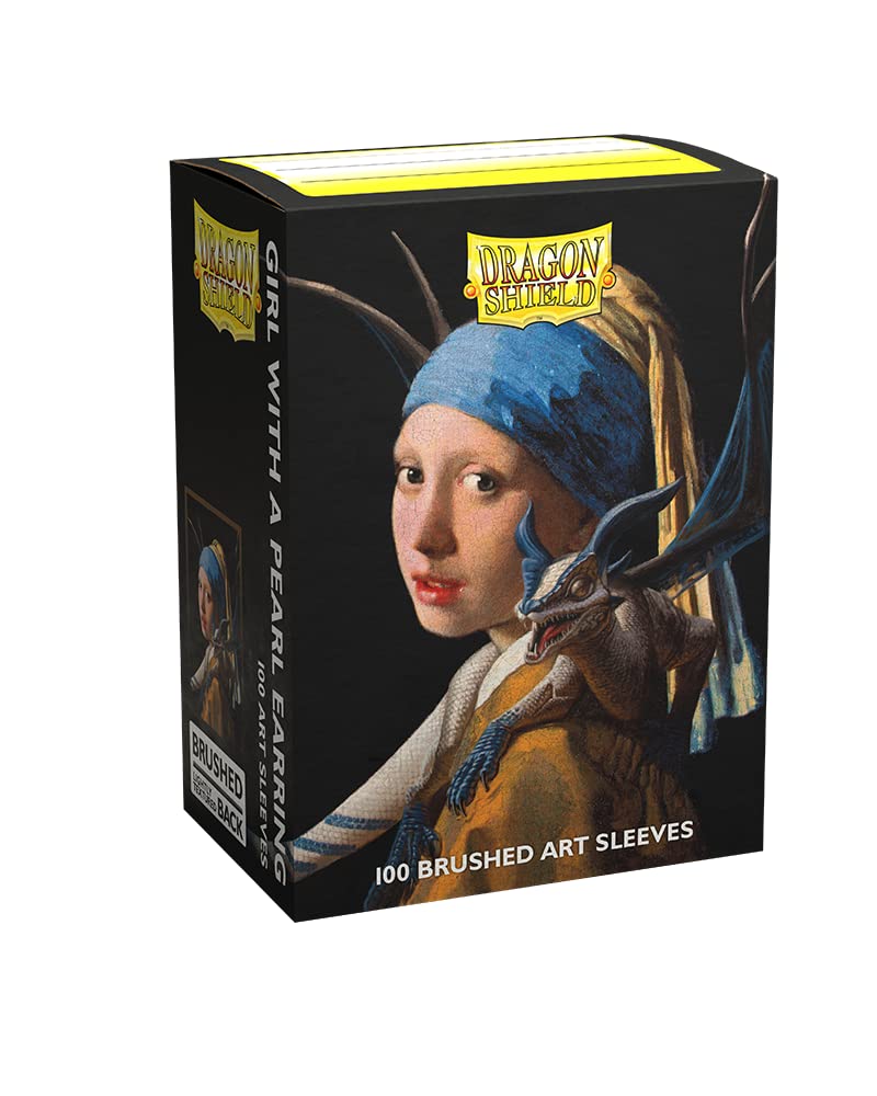 Dragon Shield: Standard 100ct Brushed Art Sleeves - Girl with a Pearl Earring | Gamers Paradise