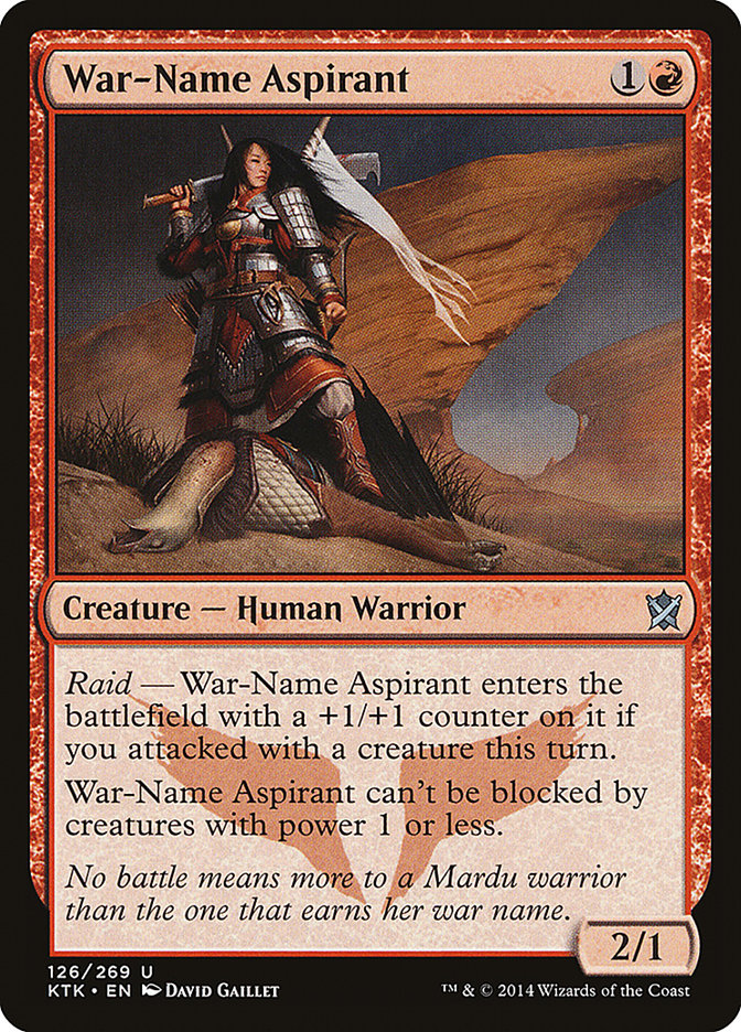 War-Name Aspirant [Khans of Tarkir] | Gamers Paradise