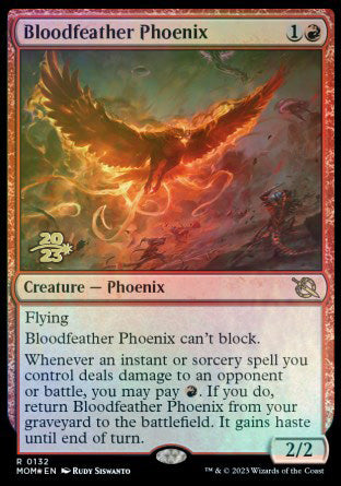 Bloodfeather Phoenix [March of the Machine Prerelease Promos] | Gamers Paradise