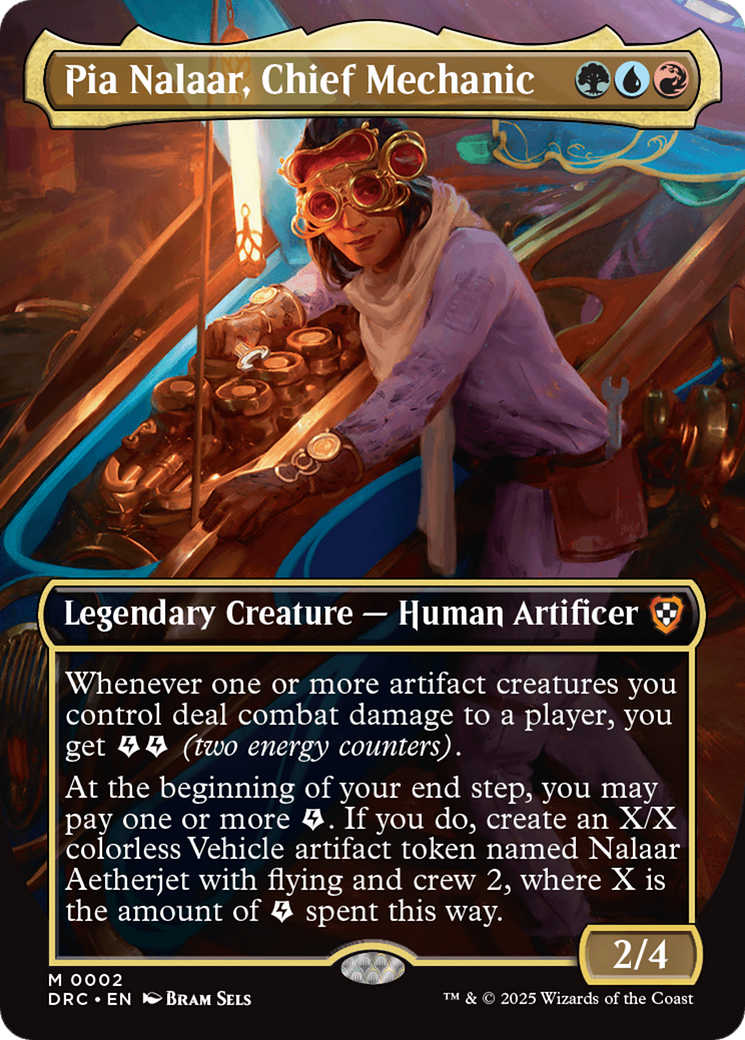 Pia Nalaar, Chief Mechanic (Borderless) [Aetherdrift Commander] | Gamers Paradise