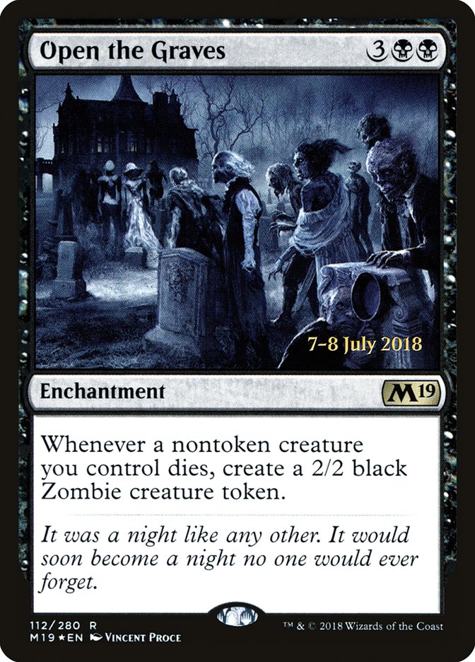Open the Graves [Core Set 2019 Prerelease Promos] | Gamers Paradise