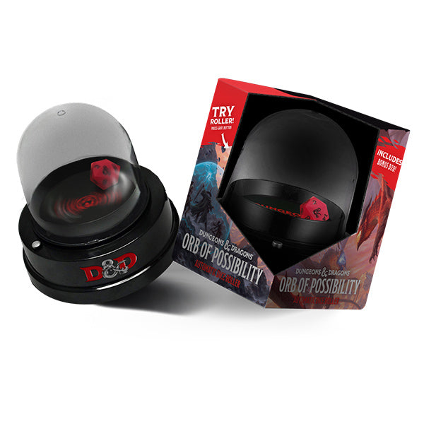 Dice Roller: D&D Orb of Possibility with Silicone d20 & Removable Lid | Gamers Paradise