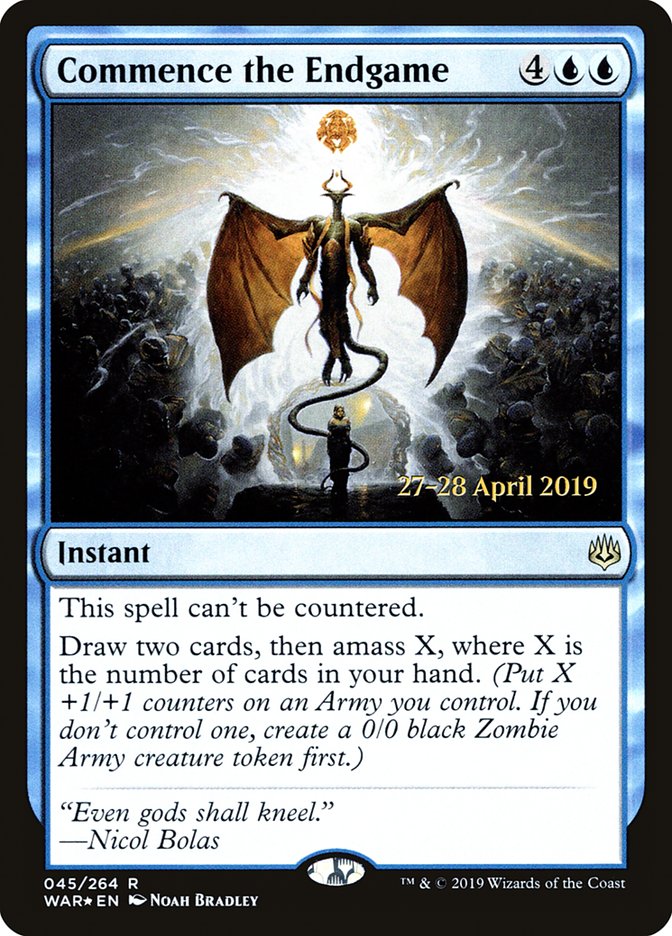Commence the Endgame [War of the Spark Prerelease Promos] | Gamers Paradise