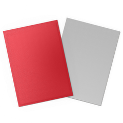 Dragon Shield: Standard 100ct Sleeves - Crimson & Silver (Dual Matte) | Gamers Paradise