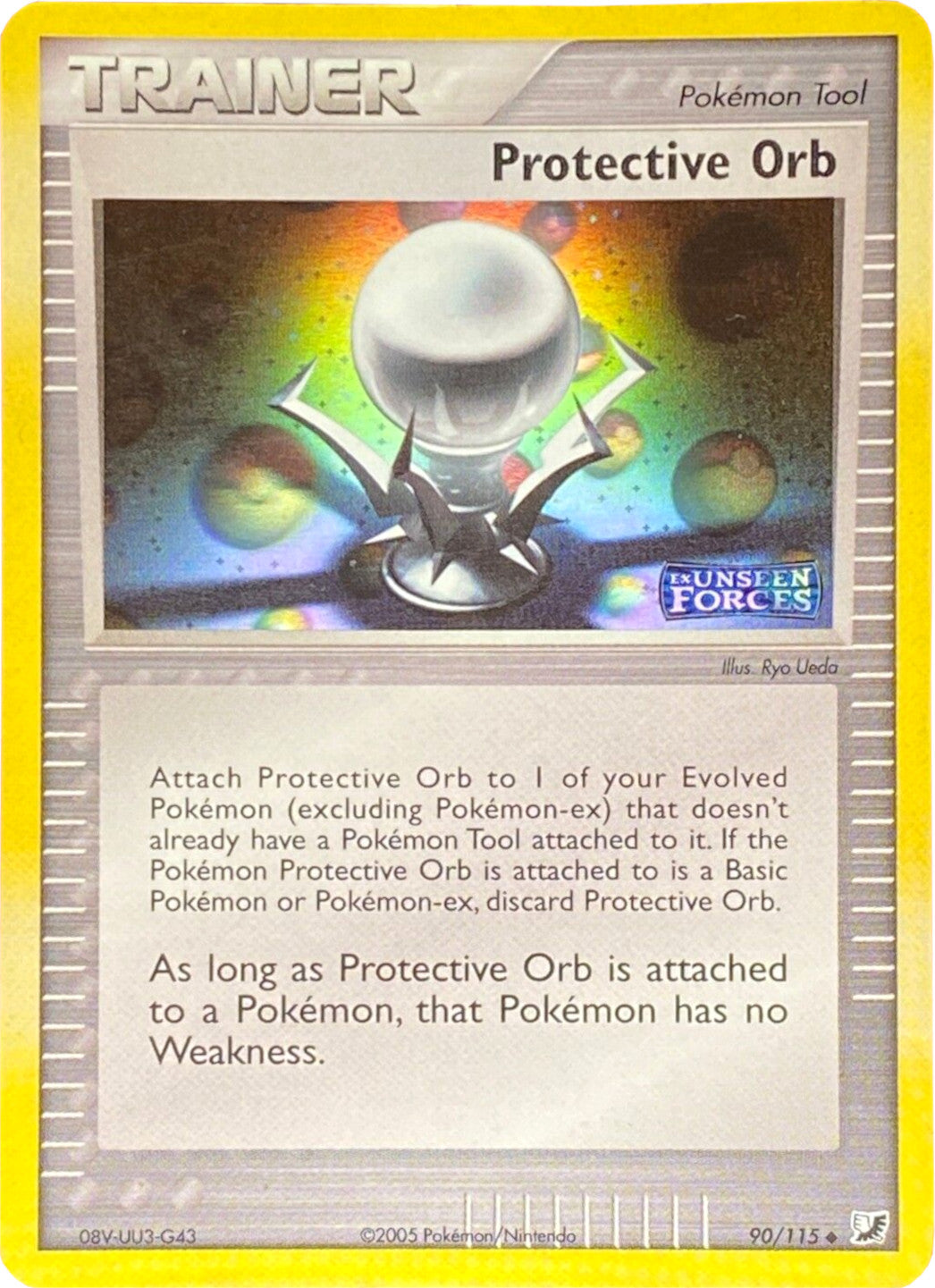 Protective Orb (90/115) (Stamped) [EX: Unseen Forces] | Gamers Paradise