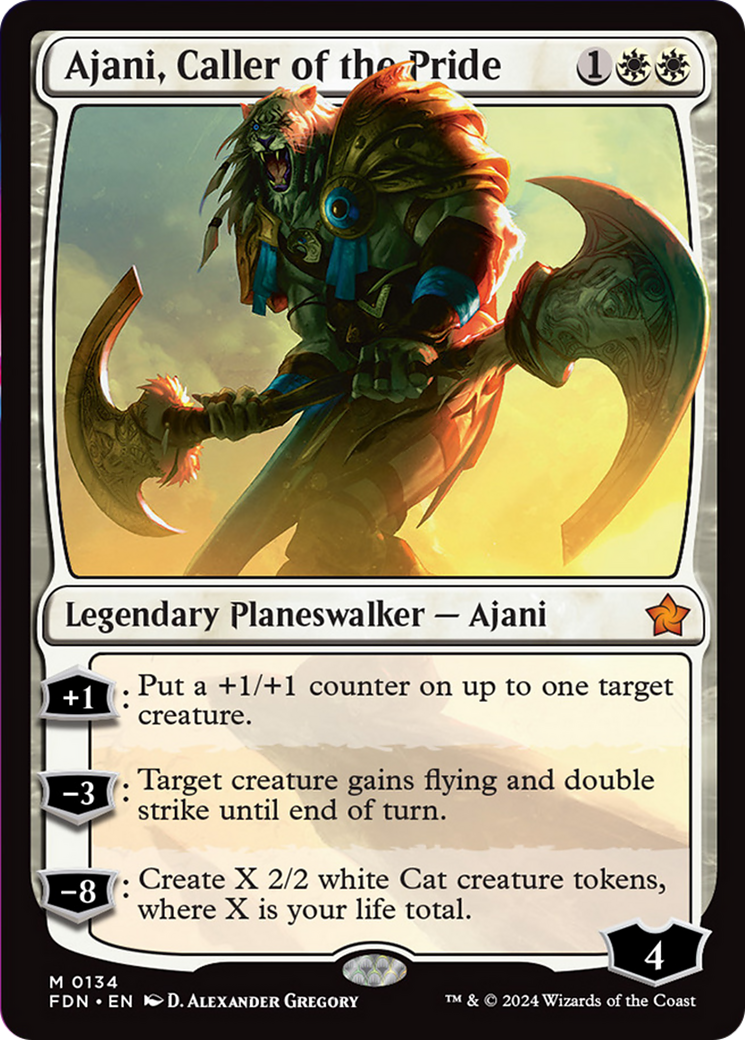 Ajani, Caller of the Pride [Foundations] | Gamers Paradise