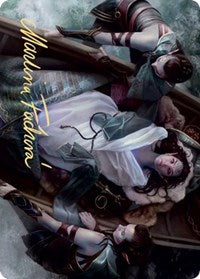 Return Upon the Tide Art Card (Gold-Stamped Signature) [Kaldheim Art Series] | Gamers Paradise