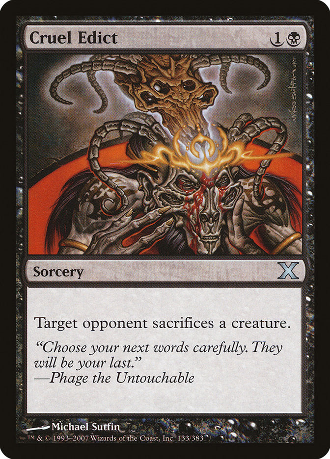 Cruel Edict [Tenth Edition] | Gamers Paradise