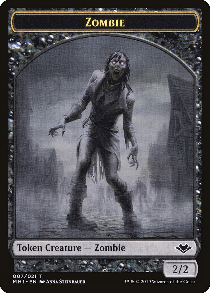 Marit Lage // Zombie Double-Sided Token [Modern Horizons Tokens] | Gamers Paradise