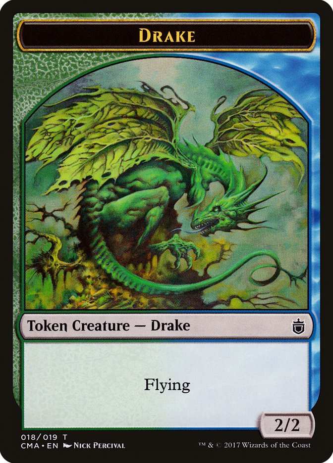 Drake Token [Commander Anthology Tokens] | Gamers Paradise