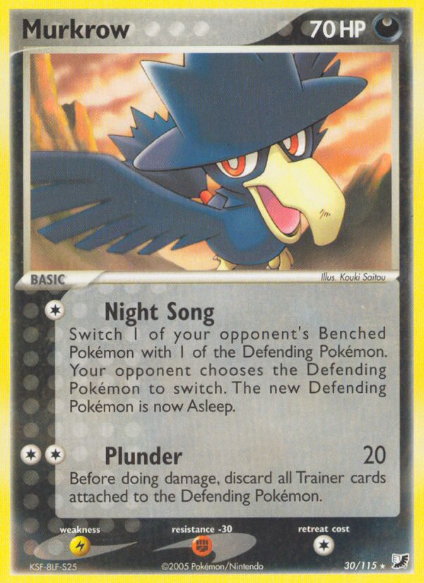 Murkrow (30/115) [EX: Unseen Forces] | Gamers Paradise