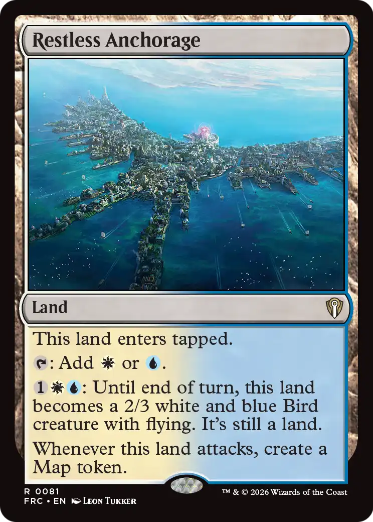 Restless Anchorage [Reality Fracture Commander] | Gamers Paradise