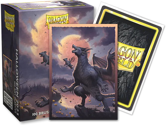 Dragon Shield: Standard 100ct Brushed Art Sleeves - Halloween (2023) | Gamers Paradise
