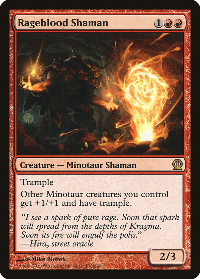 Rageblood Shaman [Theros] | Gamers Paradise