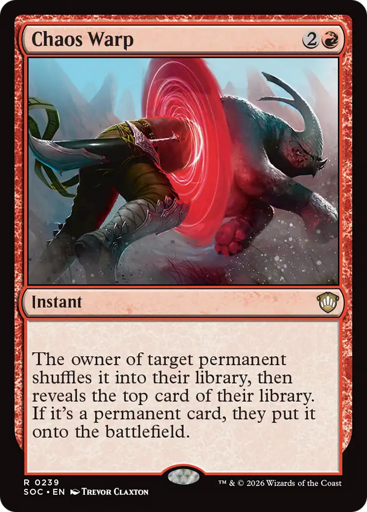 Chaos Warp [Secrets of Strixhaven Commander] | Gamers Paradise