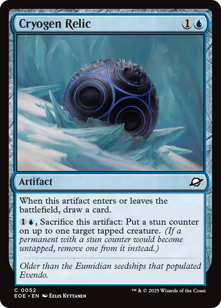 Cryogen Relic [Edge of Eternities] | Gamers Paradise