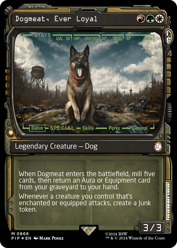 Dogmeat, Ever Loyal (Showcase) (Surge Foil) [Fallout] | Gamers Paradise