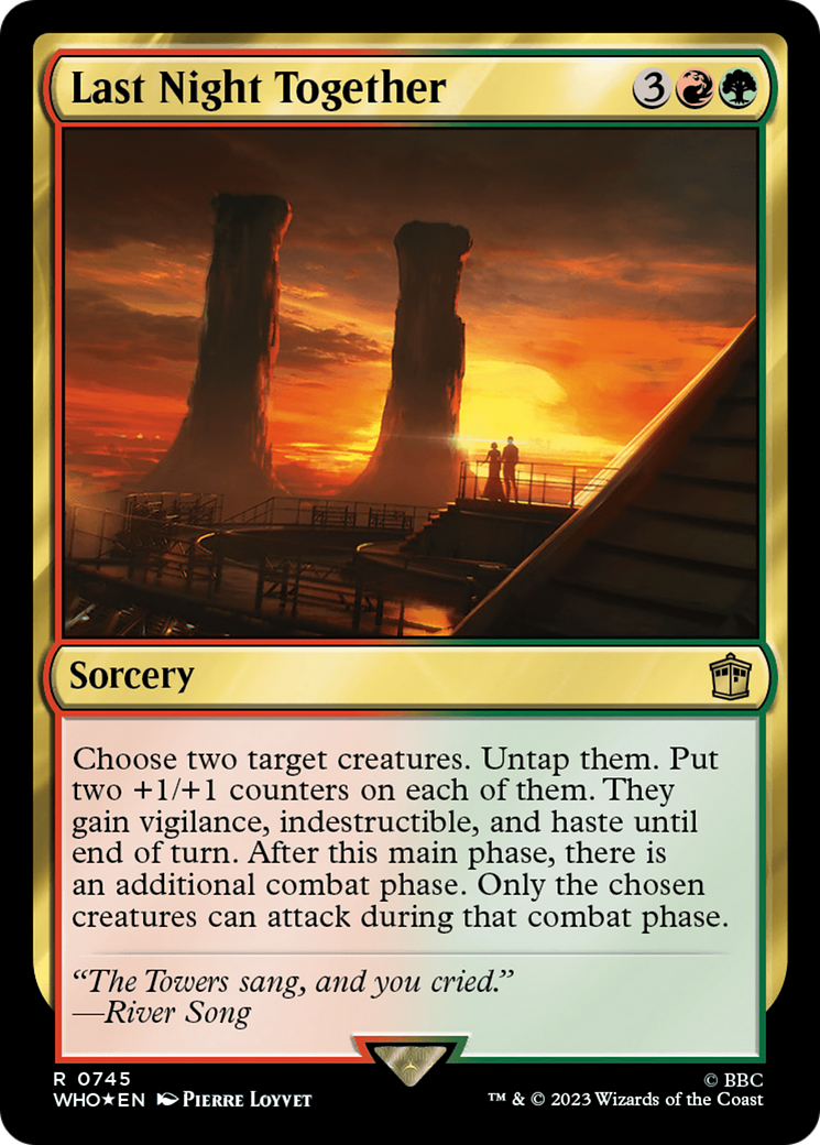 Last Night Together (Surge Foil) [Doctor Who] | Gamers Paradise