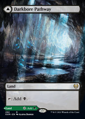 Darkbore Pathway // Slitherbore Pathway (Borderless Alternate Art) [Kaldheim] | Gamers Paradise