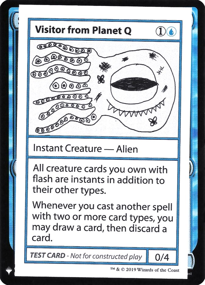 Visitor from Planet Q [Mystery Booster Playtest Cards] | Gamers Paradise