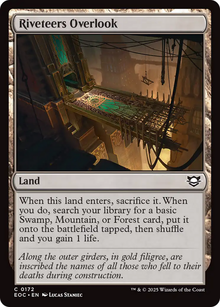 Riveteers Overlook [Edge of Eternities Commander] | Gamers Paradise
