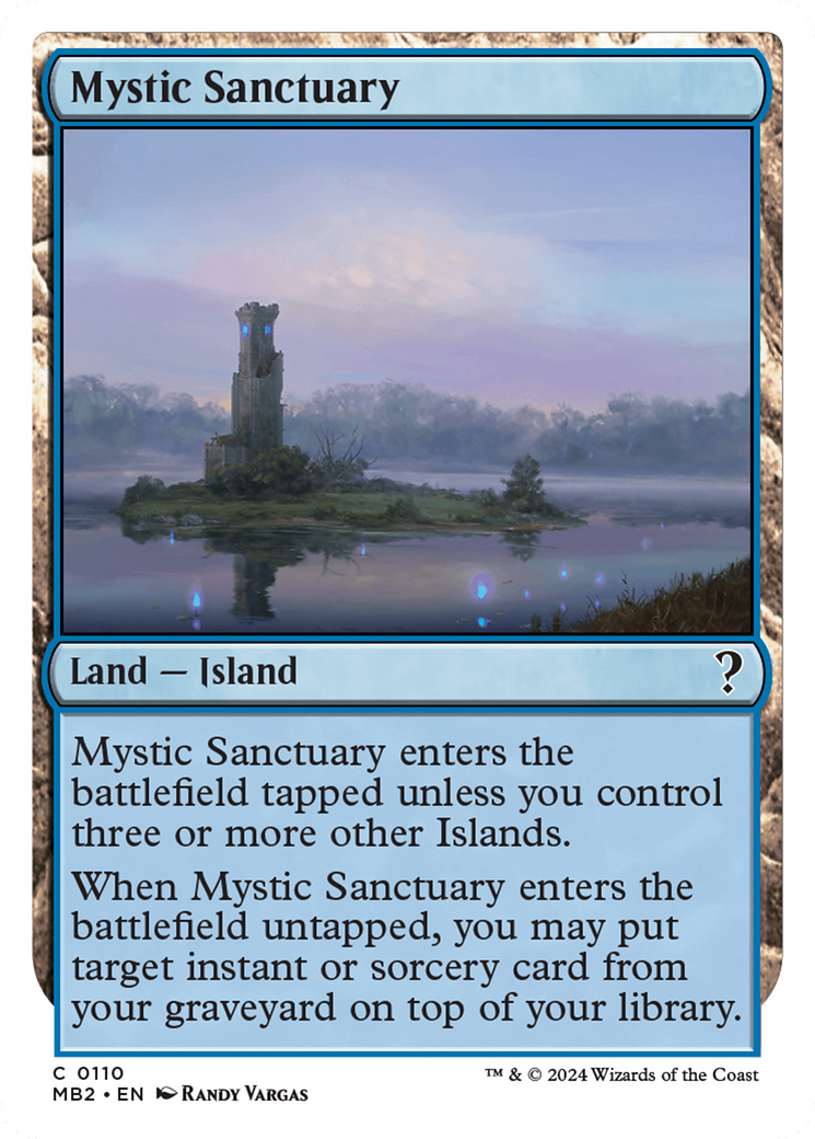 Mystic Sanctuary (White Border) [Mystery Booster 2] | Gamers Paradise