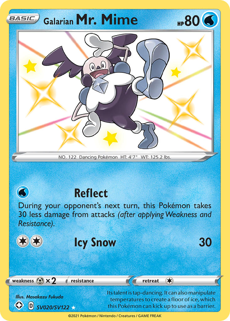 Galarian Mr. Mime (SV020/SV122) [Sword & Shield: Shining Fates] | Gamers Paradise