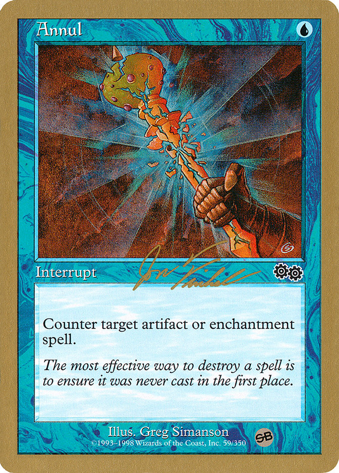 Annul (Jon Finkel) (SB) [World Championship Decks 2000] | Gamers Paradise
