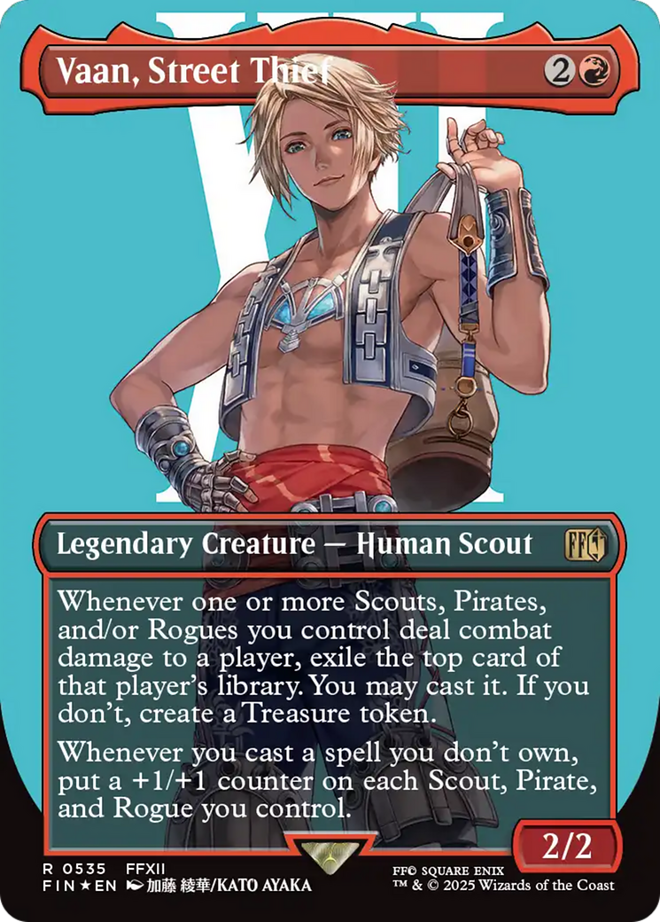 Vaan, Street Thief (Borderless) (Surge Foil) [FINAL FANTASY] | Gamers Paradise